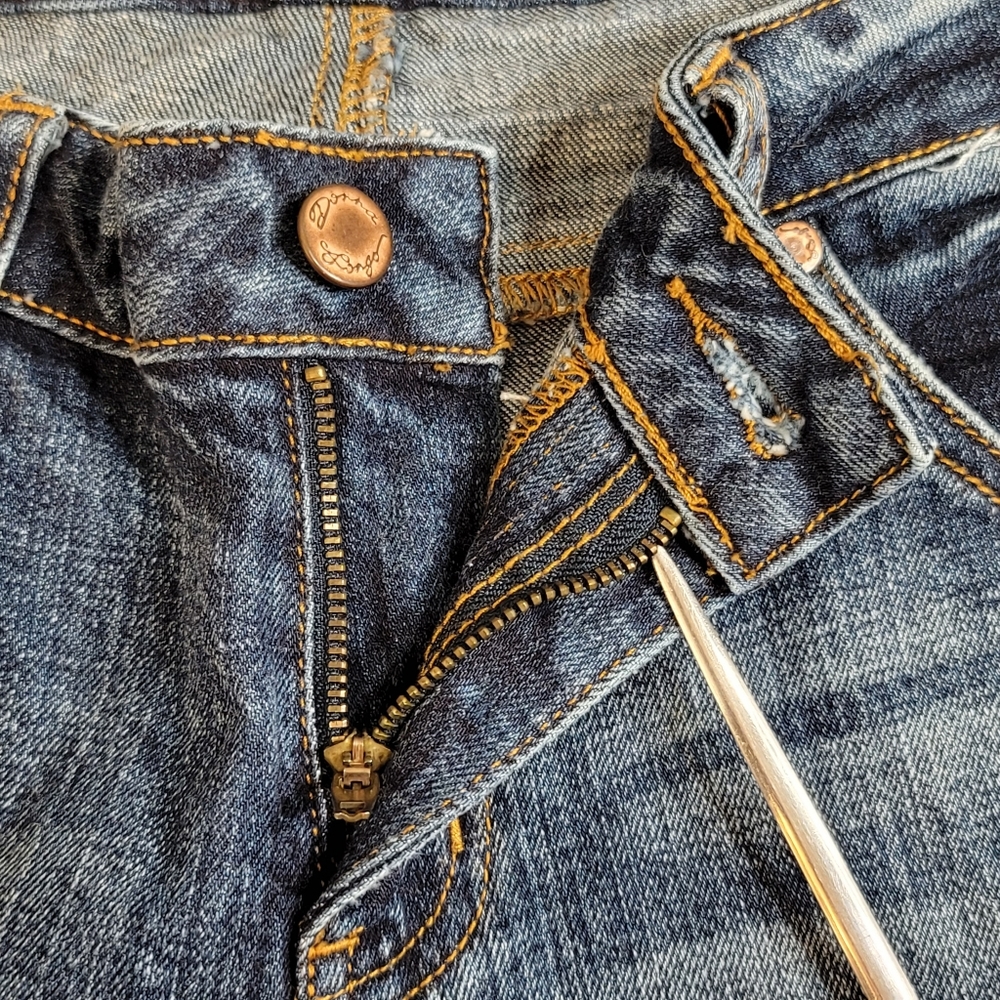 Donna Longo Women's bootleg Blue Jeans 6 - Picture 10 of 16
